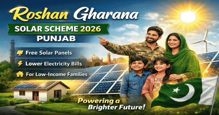 Roshan Gharana Solar Scheme 2026 Punjab – Apply Now