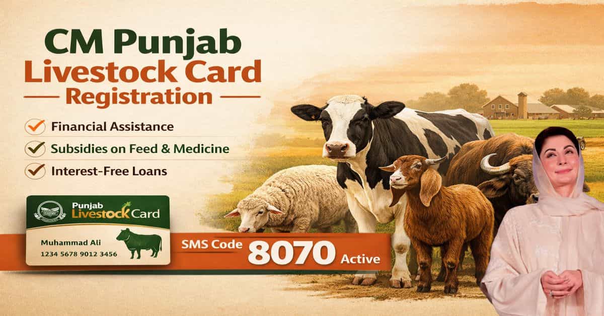 CM Punjab Livestock Card Registration