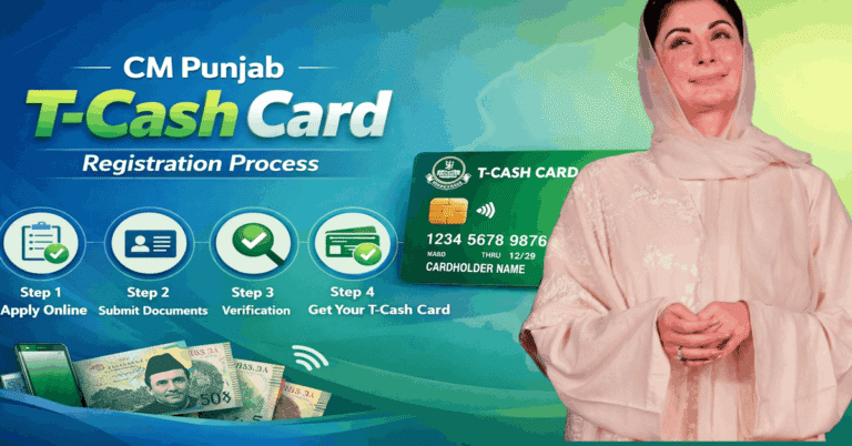 CM Punjab T-Cash Card Registration Process