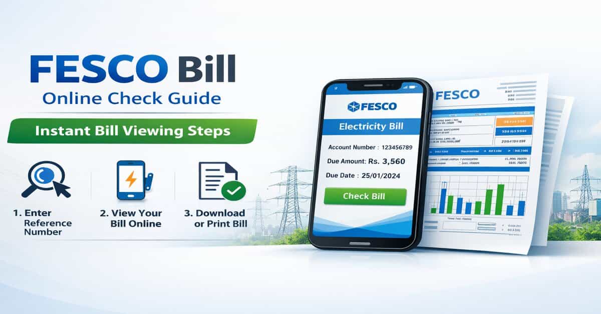 FESCO Bill Online Check Guide