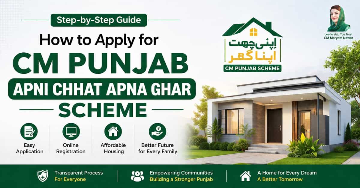 How to Apply for CM Punjab Apni Chhat Apna Ghar Scheme