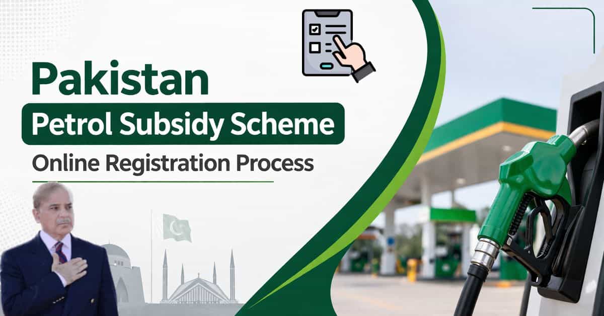 Pakistan Petrol Subsidy Scheme Online Registration Process